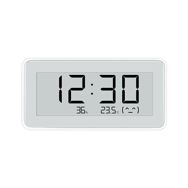 Годинник-термометр з датчиком вологості Xiaomi Temperature and Humidity Monitor Clock / 12/24 формат / Bluetooth (LYWSD02MMC)