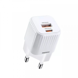 Мережевий зарядний пристрій для телефону Remax CN US EU UK USB Type c смарт-чіп контролю температури