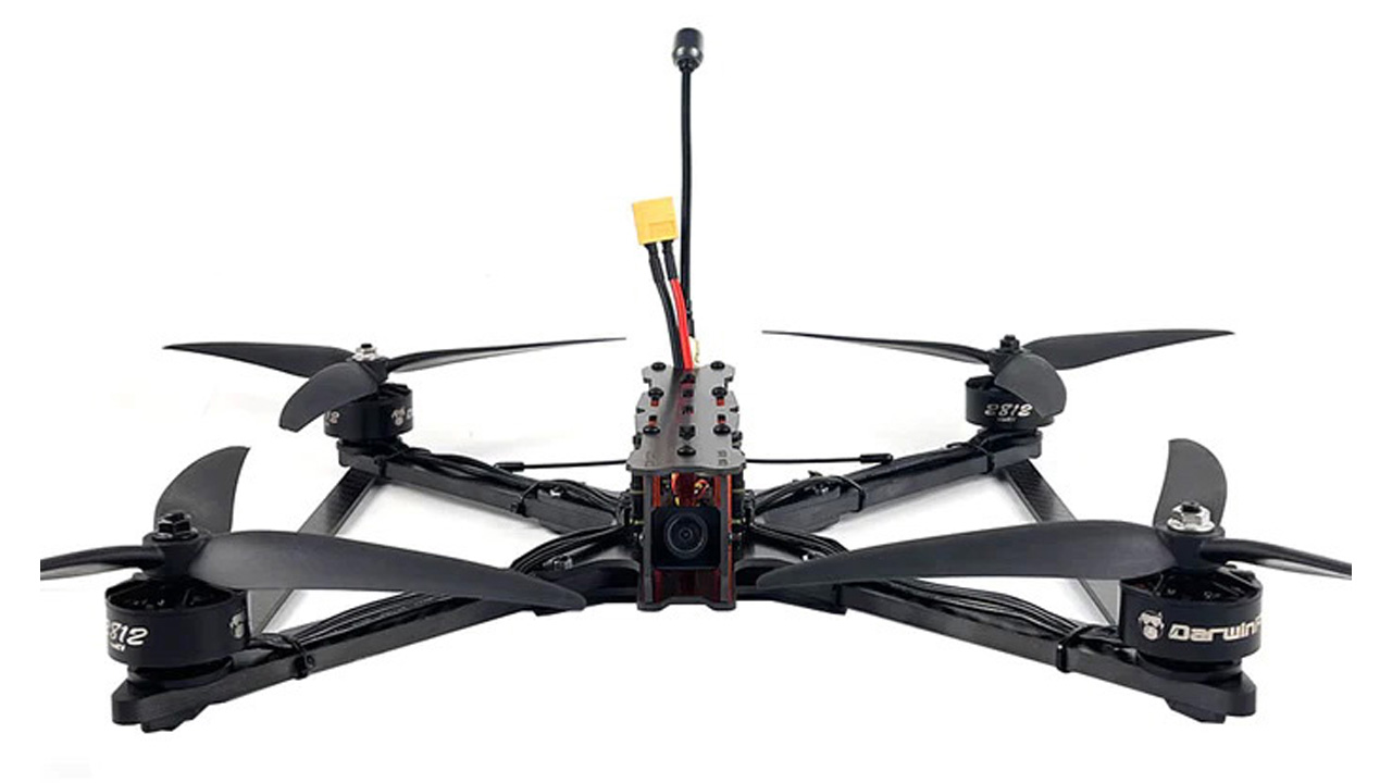 FPV дрон DarwinFPV X9 - квадрокоптер 9 дюймов, до 3 км, груз 2,5 кг