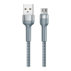Дата Кабель для заряджання REMAX Jany RC-124m USB 2.0 — micro USB 2.4A Чорний (1м)