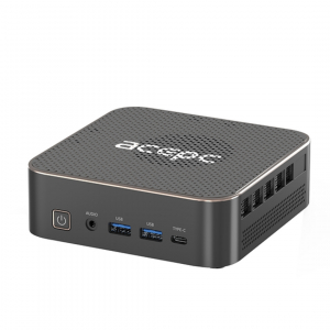 Міні-ПК Acepc E3A / Intel Core i3-1220P / RAM 16GB / SSD 512GB / LAN / Wi-Fi / Bluetooth / Windows 11 Pro (Без ключа) / Чорний