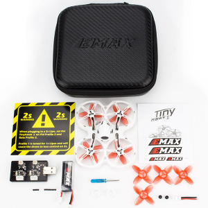 Мини-квадрокоптер EMAX Tinyhawk II RTF Kit - комплект: квадрокоптер, FPV очки, пульт