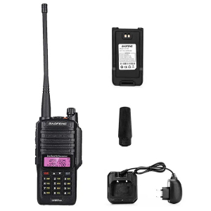 Рация цифровая Baofeng UV-9R Plus VHF 136–174 UHF 400–520, Фонарик, IP67