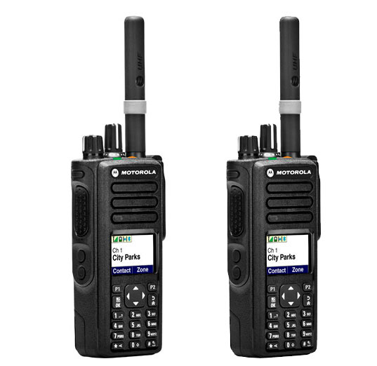 Радиостанция цифровая Motorola MotoTRBO DP4800 VHF AES-256 шифрование комплект 2 штуки