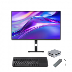 Комплект ПК GenMachine Ryzen 7 5825U / 16GB / 512GB + Монітор Redmi A27Q 27″ 2K 100 Гц + Logitech клавіатура + Type-C Hub 10-в-1