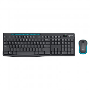 Беспроводной комплект мыши и клавиатуры Logitech Wireless Combo  MK275 / USB 2.4 ГГц / 10 метров / Черный (920-008535)