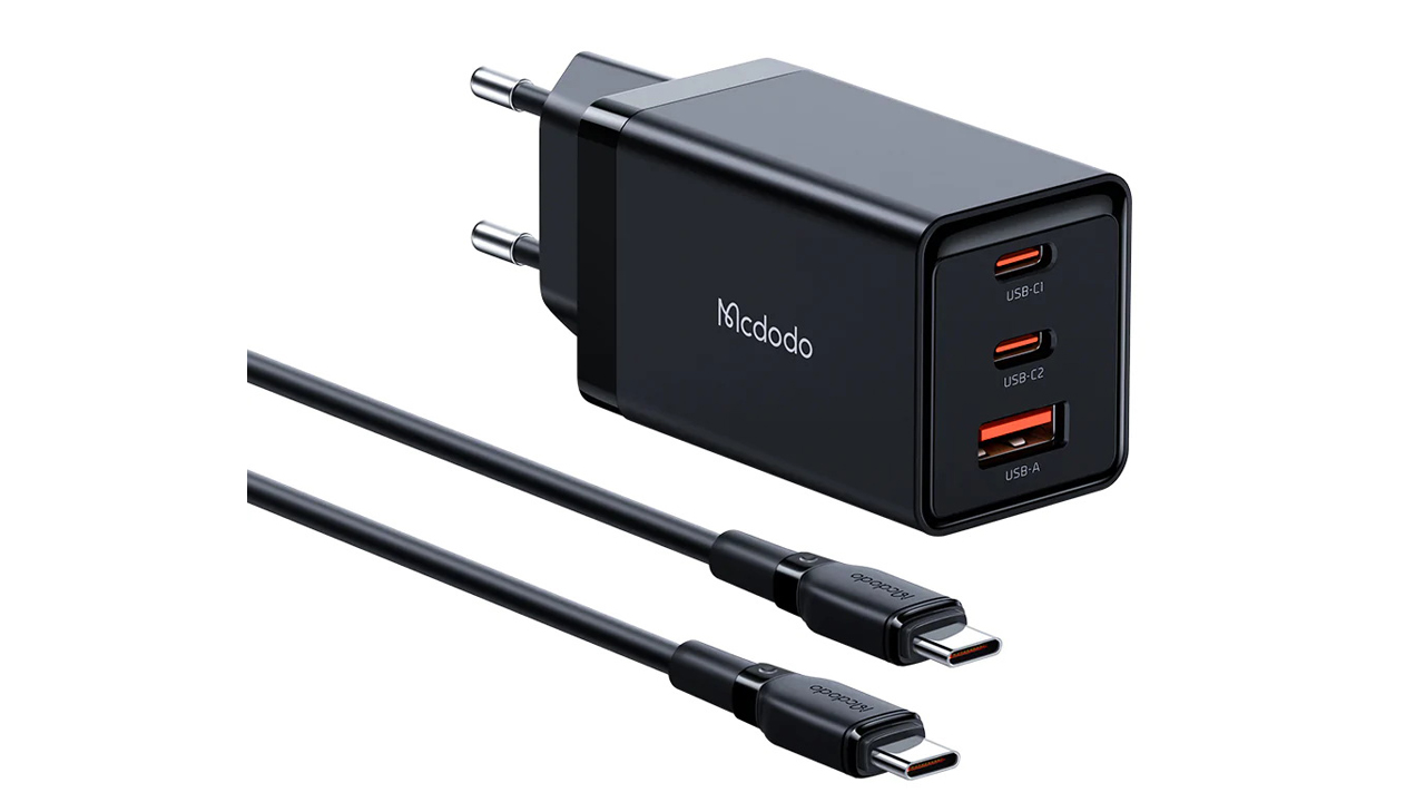 Зарядное устройство Mcdodo GaN5 Pro Mini Fast Charger 65W (CH-1542) Black