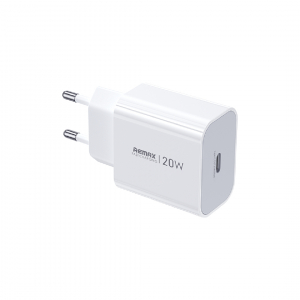 Зарядное устройство 20 Вт Remax CA08 (C20W), USB-C, PD 3.0/QC 4.0, GaN, EU, белый