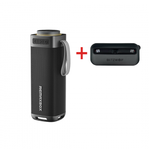 Портативна колонка Remax RB-M22 / 360° звук / RGB-підсвітка / TWS / Bluetooth 5.4 / до 9 годин роботи