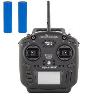 Комплект Пульт управления RadioMaster TX12 MKII для FPV дронов (TX12-MKII-ELRS М.2) + Аккумуляторы 18650 (2000 мАч Li-ion)